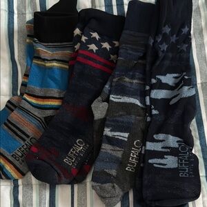 Buffalo David Bitton Men's Striped and Patterned Socks